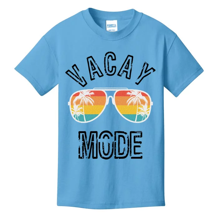 Vacay Mode Summer Beach Vacation Gift Kids T-Shirt