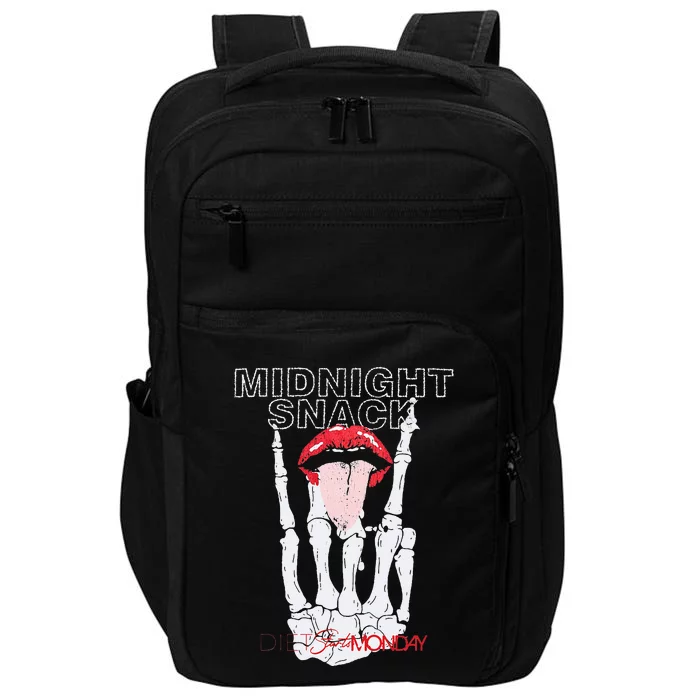 Vintage Midnight Snack Design Impact Tech Backpack