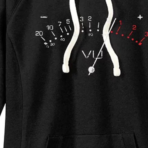 VU Meter Sound Engineer Hi Fi Analog Tee Women's Fleece Hoodie