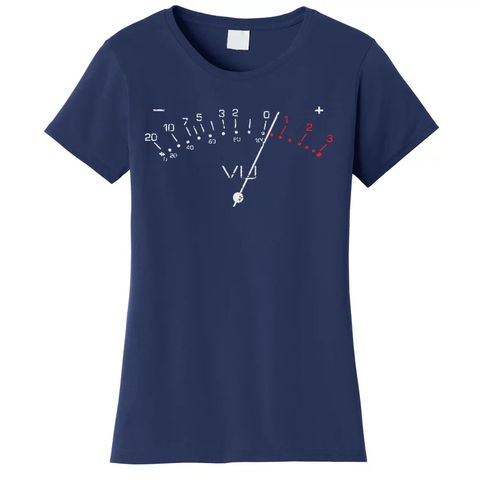 VU Meter Sound Engineer Hi Fi Analog Tee Women's T-Shirt