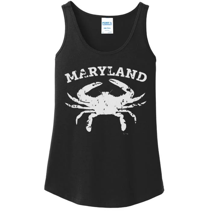 Vintage Maryland State Blue Crab Ladies Essential Tank