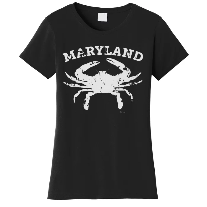 Vintage Maryland State Blue Crab Women's T-Shirt