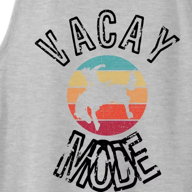 Vacay Mode Summer Rodeo Vacation Gift Ladies Tri-Blend Wicking Tank