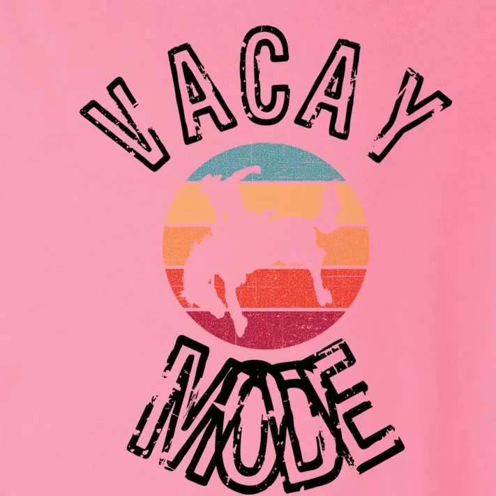 Vacay Mode Summer Rodeo Vacation Gift Toddler Long Sleeve Shirt