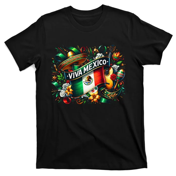 Viva Mexico September 16 Independence Of Mexico Gift T-Shirt