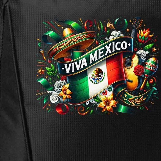 Viva Mexico September 16 Independence Of Mexico Gift City Backpack