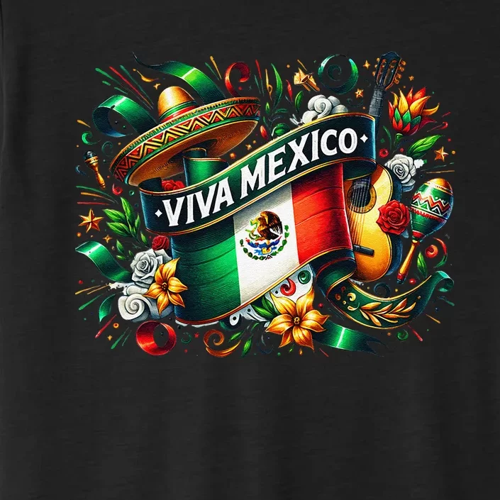 Viva Mexico September 16 Independence Of Mexico Gift ChromaSoft Performance T-Shirt