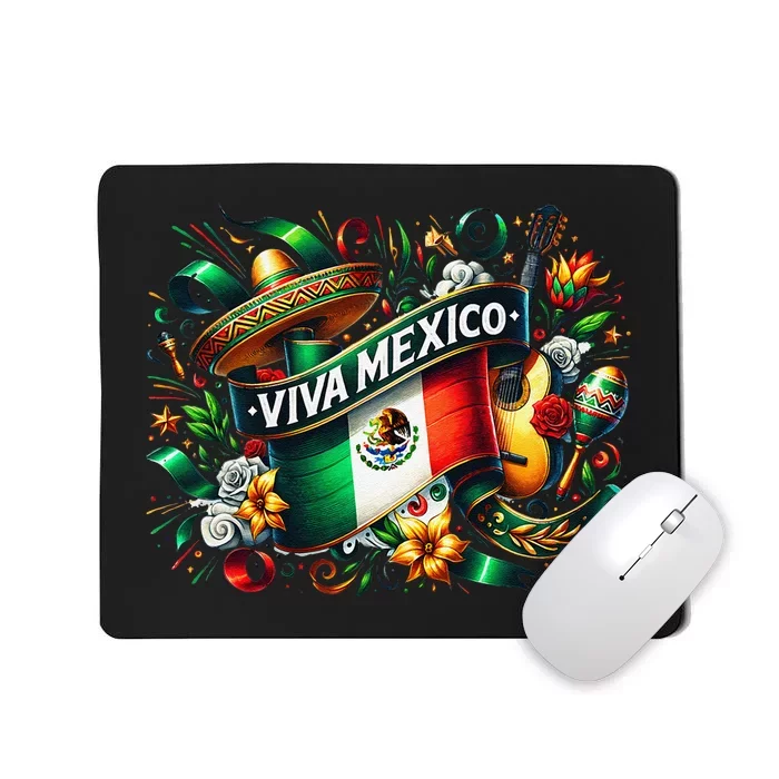 Viva Mexico September 16 Independence Of Mexico Gift Mousepad