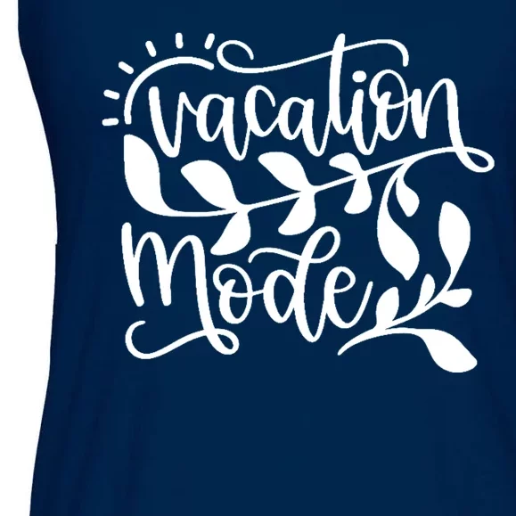 Vacation Mode Summer Break Ladies Essential Flowy Tank