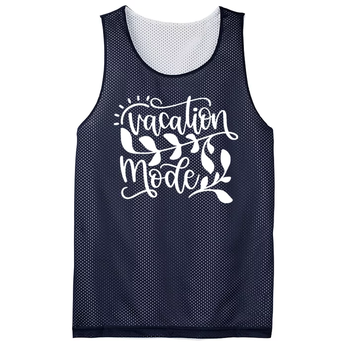 Vacation Mode Summer Break Mesh Reversible Basketball Jersey Tank