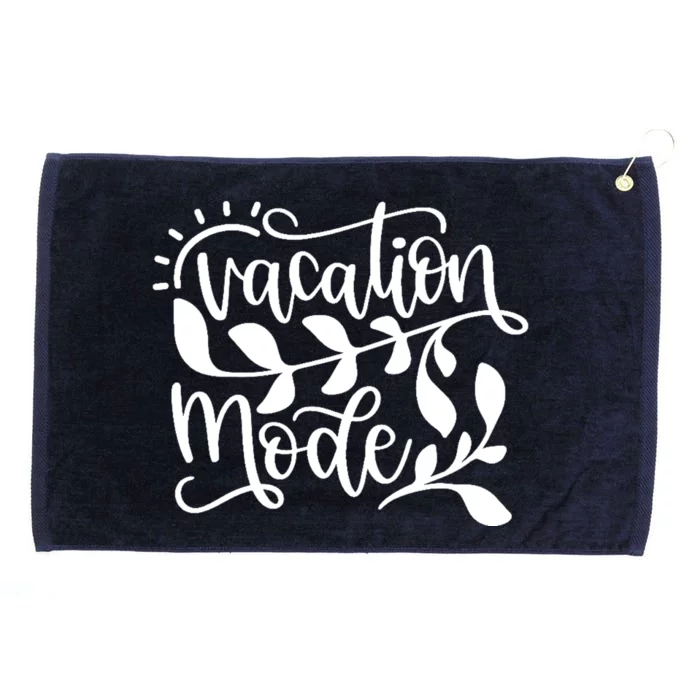 Vacation Mode Summer Break Grommeted Golf Towel