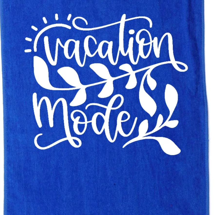 Vacation Mode Summer Break Platinum Collection Golf Towel