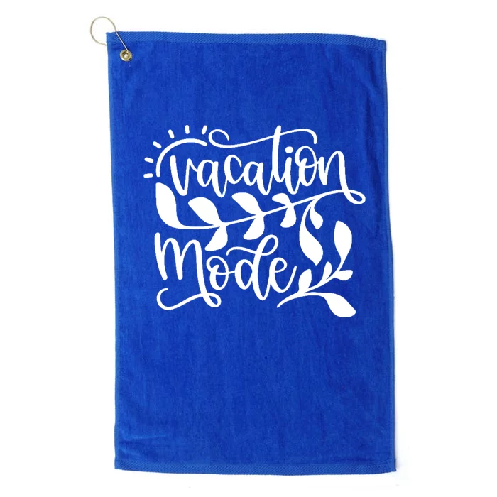 Vacation Mode Summer Break Platinum Collection Golf Towel