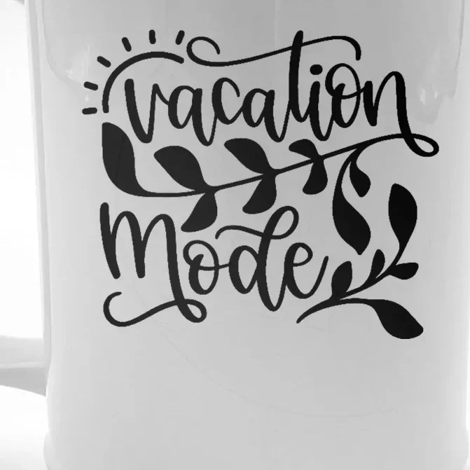 Vacation Mode Summer Break Front & Back Beer Stein