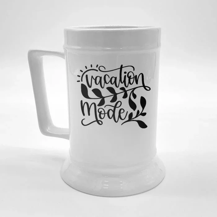 Vacation Mode Summer Break Front & Back Beer Stein