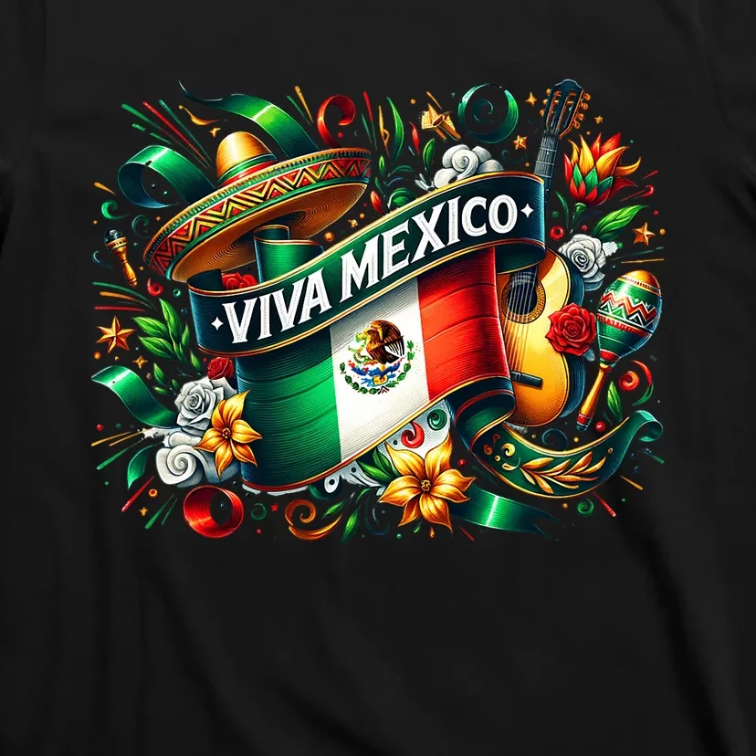 Viva Mexico September 16 Independence Of Mexico T-Shirt