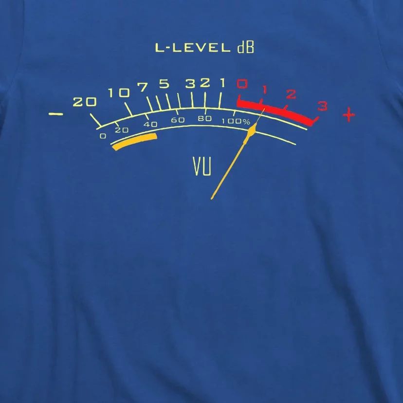 V.U Meter Sound Engineer Analog T-Shirt