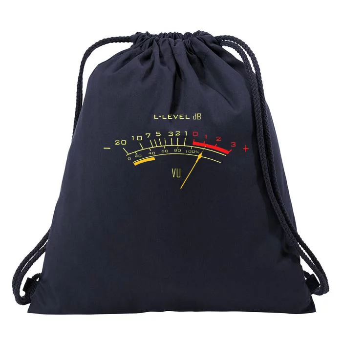 V.U Meter Sound Engineer Analog Drawstring Bag