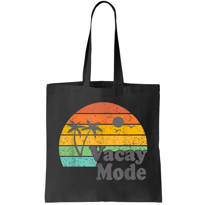 Vacy Mode Summer Cruise Getaway Family Beach Mode Vacation Tote Bag