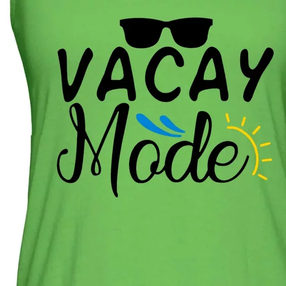 Vacay Mode Summer Vacation Ladies Essential Flowy Tank