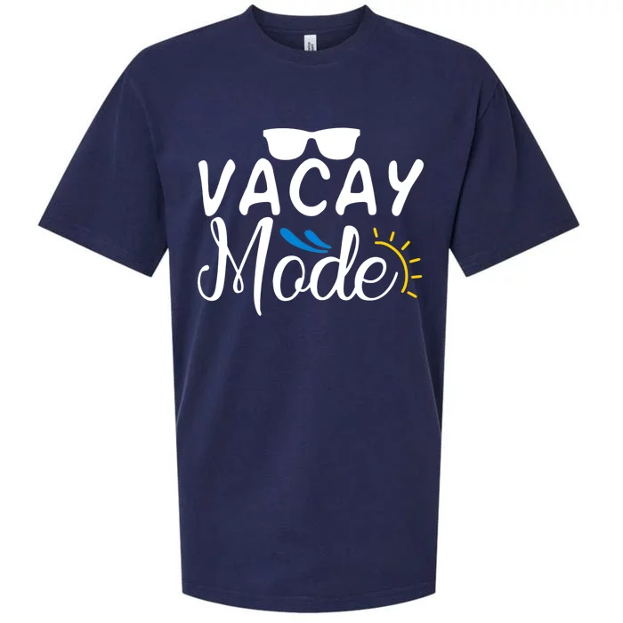 Vacay Mode Summer Vacation Sueded Cloud Jersey T-Shirt