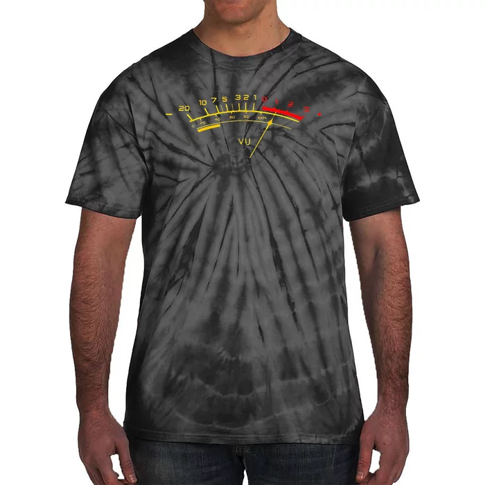 VU Meter Sound Level Studio Tie-Dye T-Shirt