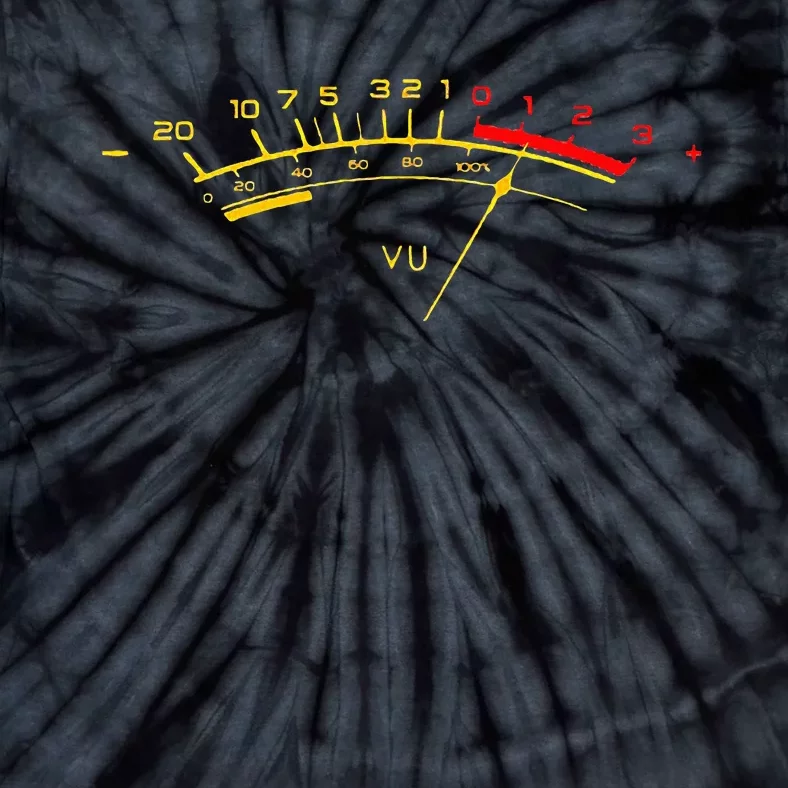 VU Meter Sound Level Studio Tie-Dye T-Shirt