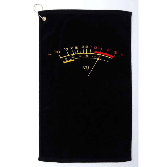 VU Meter Sound Level Studio Platinum Collection Golf Towel