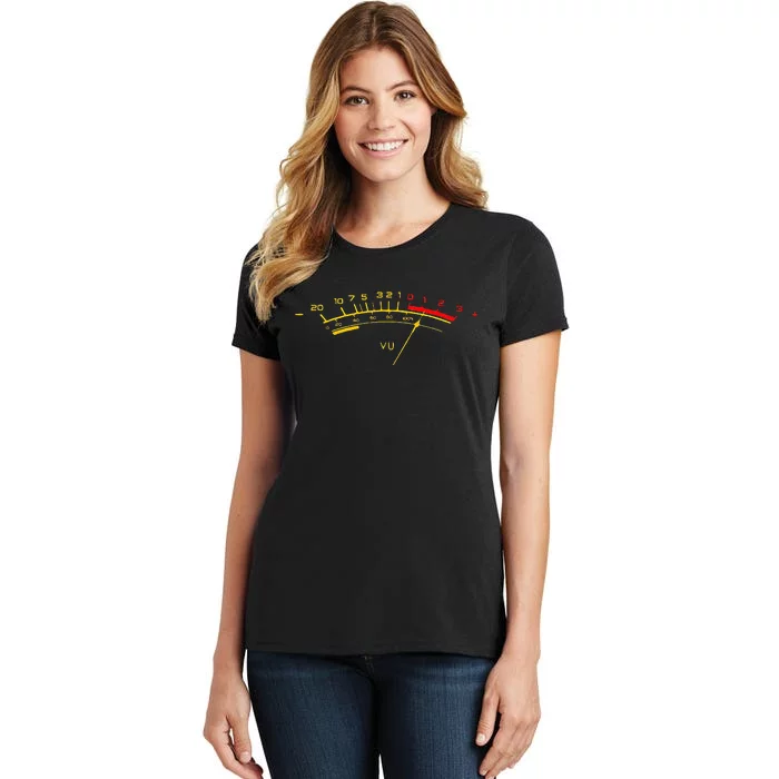 VU Meter Sound Level Studio Women's T-Shirt