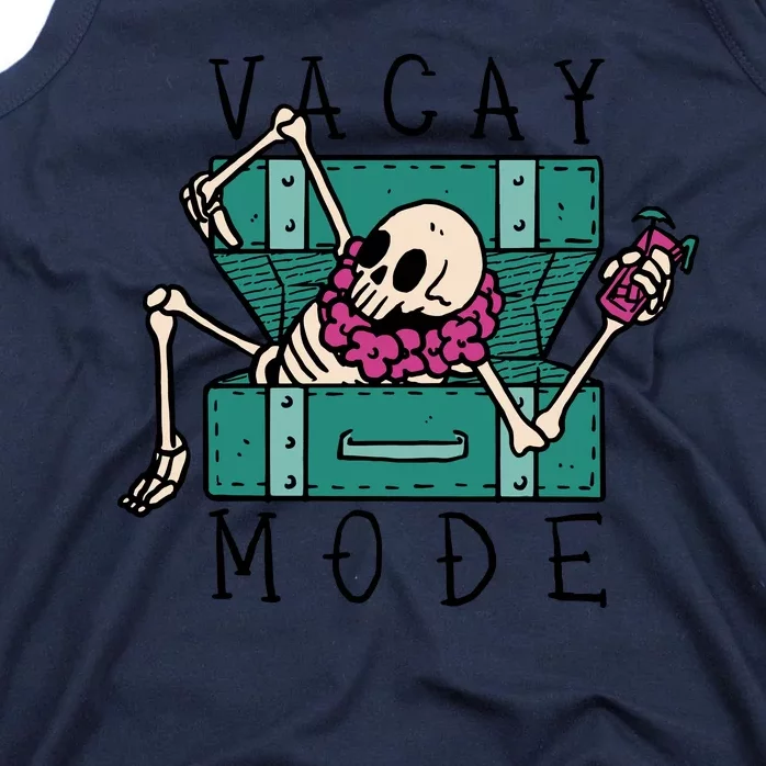 Vacay Mode Skeleton Tank Top