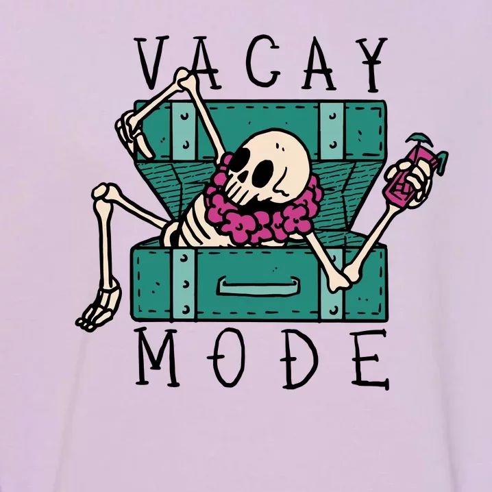 Vacay Mode Skeleton Garment-Dyed Sweatshirt