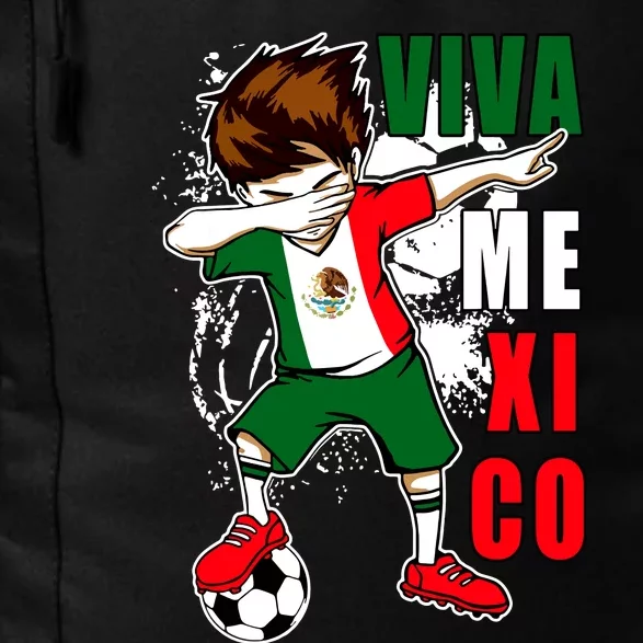 Viva Mexico Soccer Boy Independence Day Mexican Flag Daily Commute Backpack