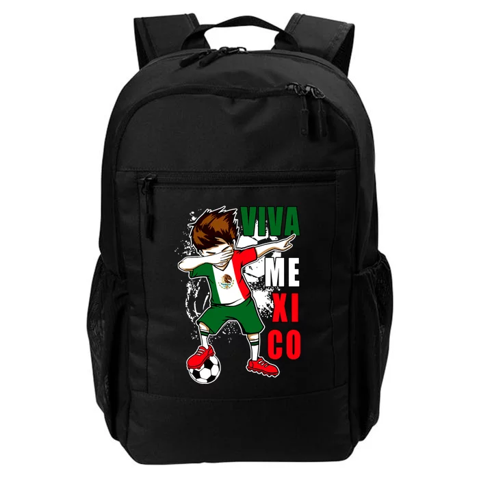 Viva Mexico Soccer Boy Independence Day Mexican Flag Daily Commute Backpack