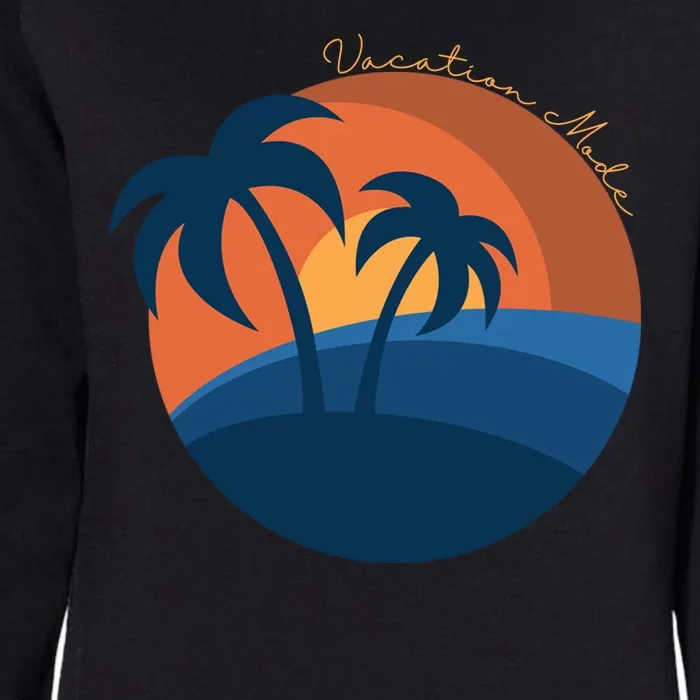 Vacation Mode Sunset Beach Womens California Wash Sweatshirt