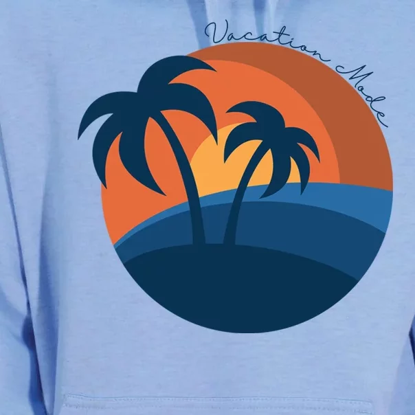 Vacation Mode Sunset Beach Unisex Surf Hoodie