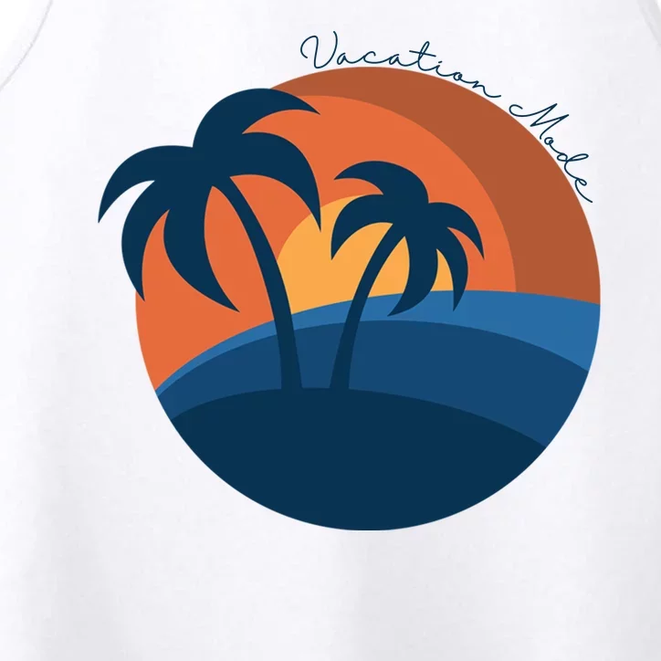 Vacation Mode Sunset Beach Performance Tank