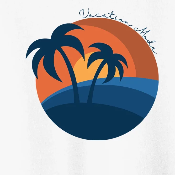 Vacation Mode Sunset Beach Toddler T-Shirt