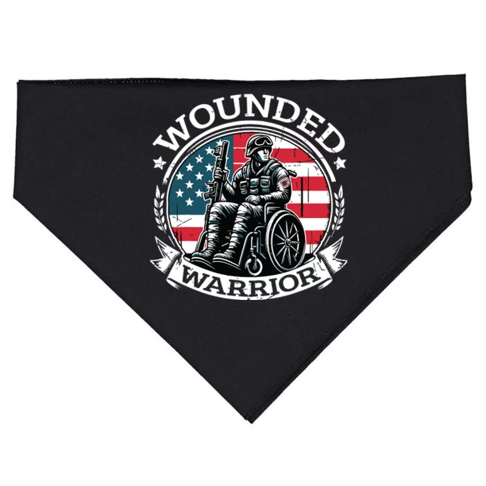 Veteran Military Support USA-Made Doggie Bandana