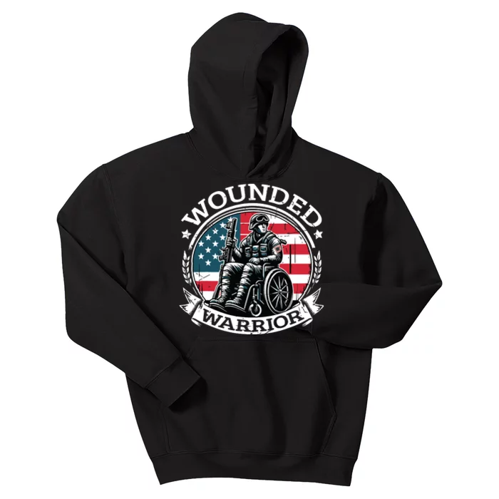 Veteran Military Support Kids Hoodie