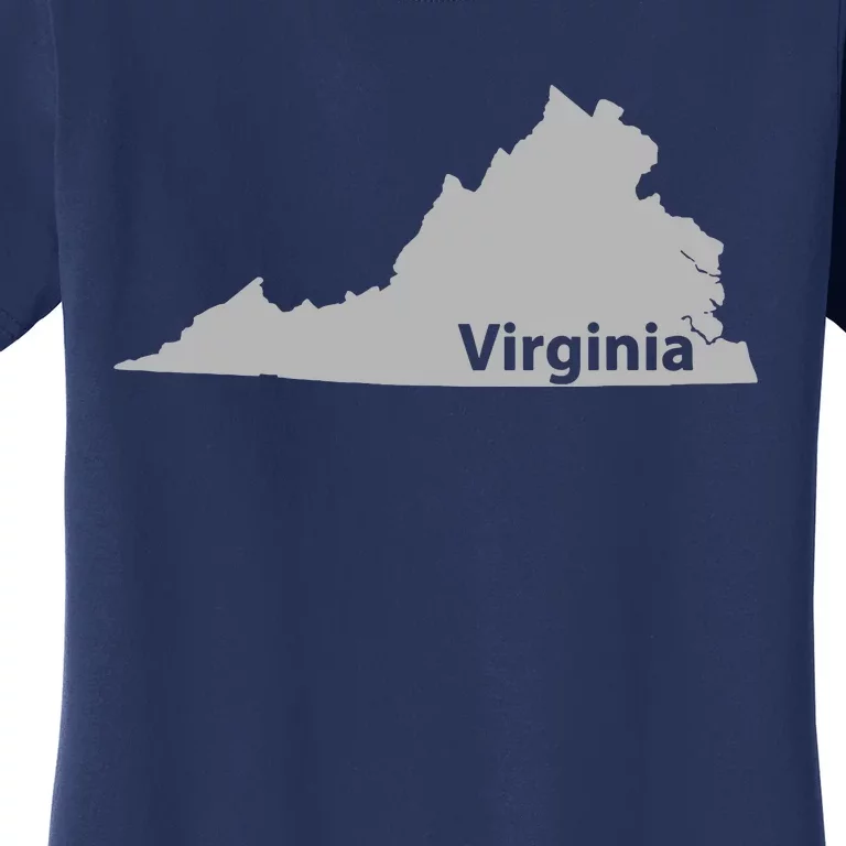 Virginia Map State Home Pride Lovers Women's T-Shirt