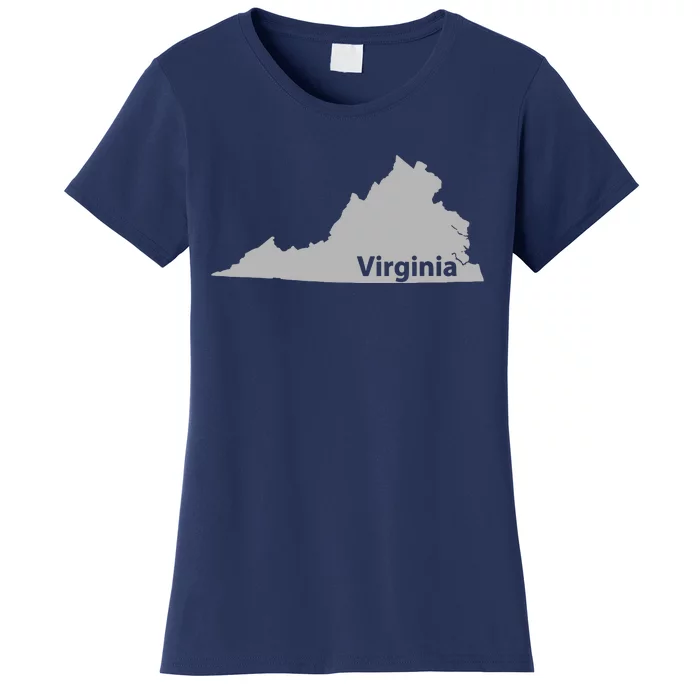 Virginia Map State Home Pride Lovers Women's T-Shirt