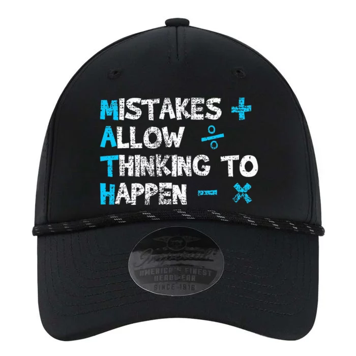 Vintage Math Teacher Funny Saying Gift Performance The Dyno Cap