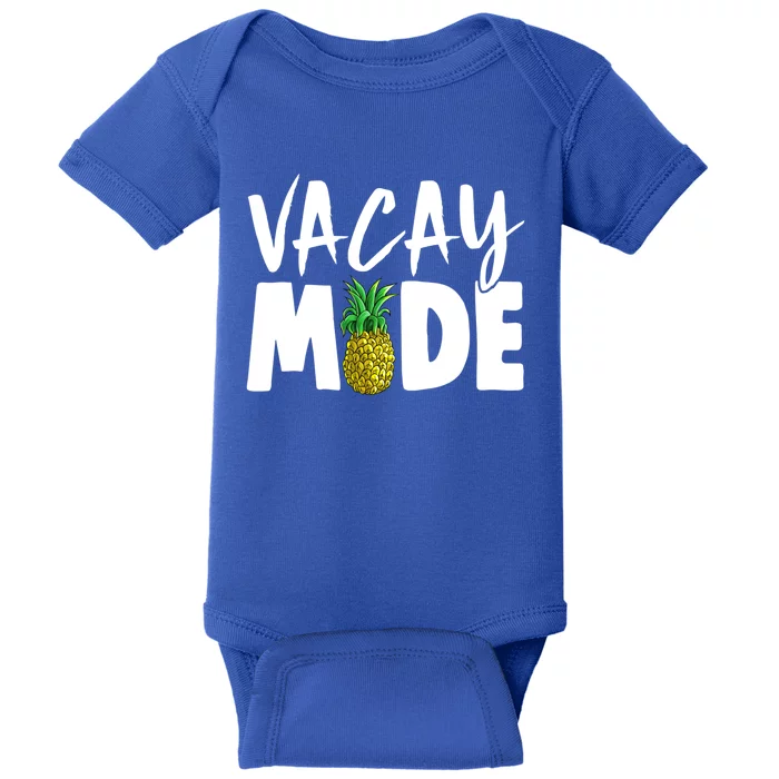 Vacay Mode Tropical Summer Vibes Fruit Gift Baby Bodysuit