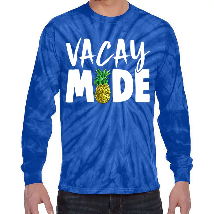 Vacay Mode Tropical Summer Vibes Fruit Gift Tie-Dye Long Sleeve Shirt