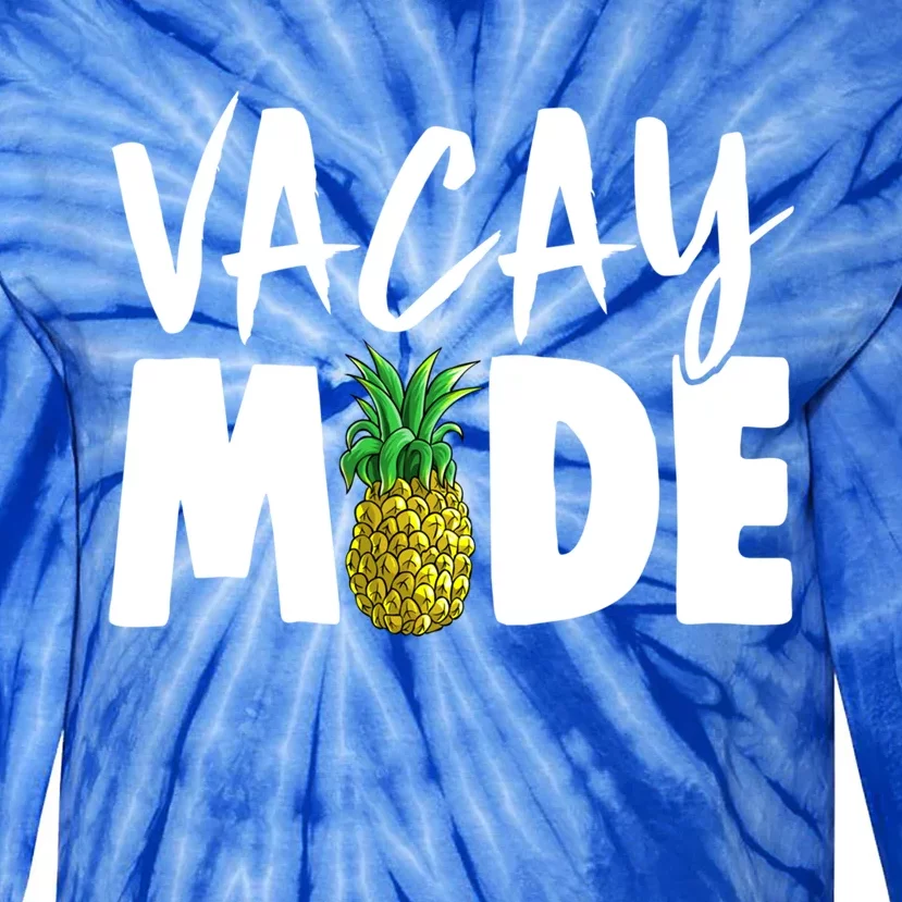 Vacay Mode Tropical Summer Vibes Fruit Gift Tie-Dye Long Sleeve Shirt