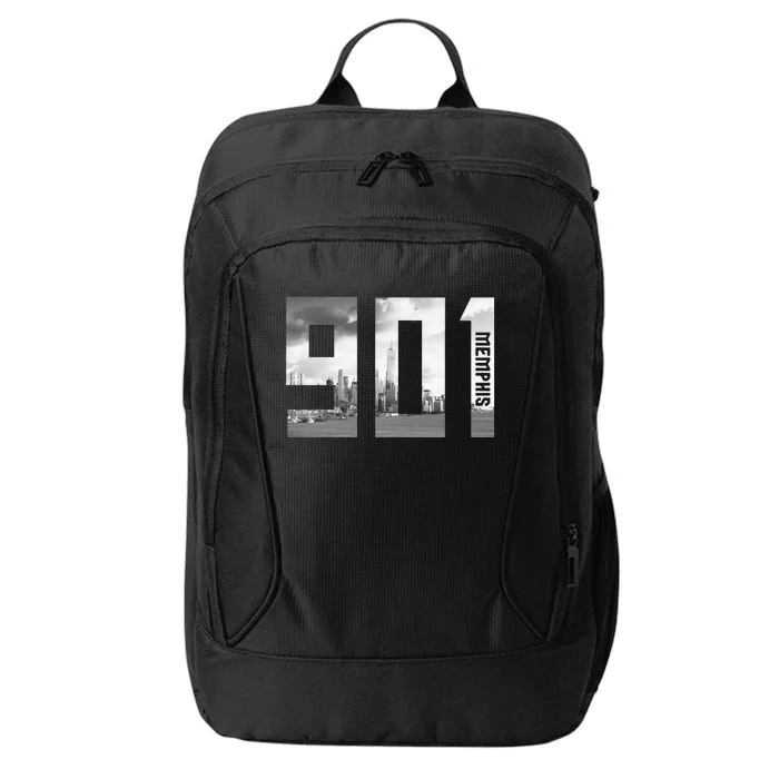 Vintage Memphis Tennessee 901 Area Code Skyline City Backpack