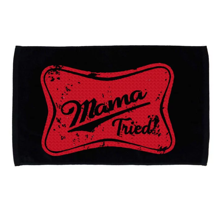 Vintage Mama Tried Retro Country Outlaw Music Western Microfiber Hand Towel