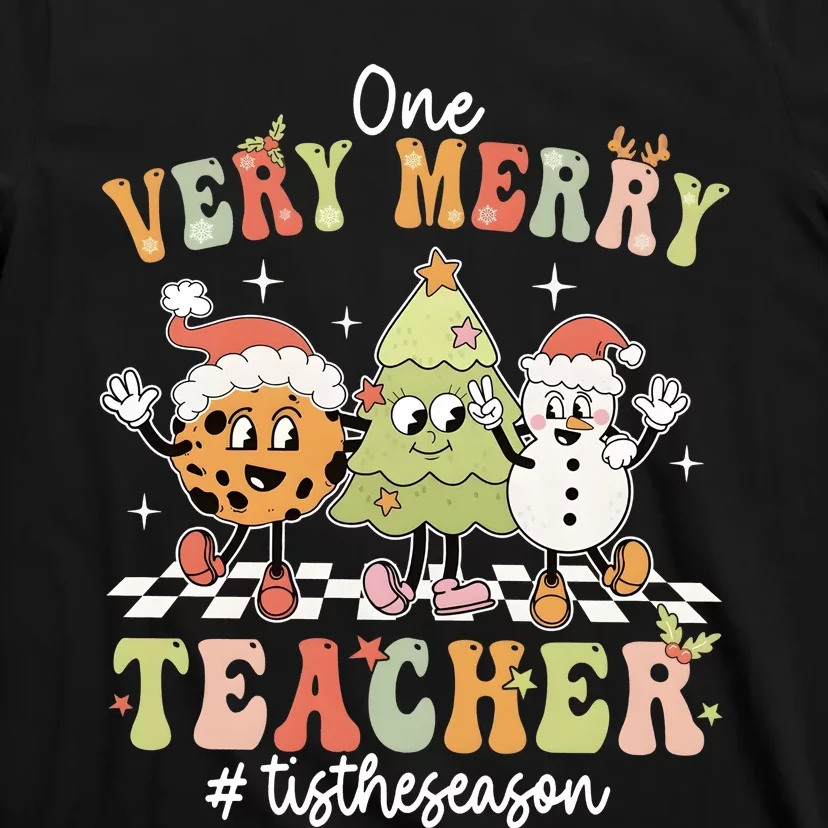 Very Merry Teacher Tis The Season Christmas Holiday Season T-Shirt