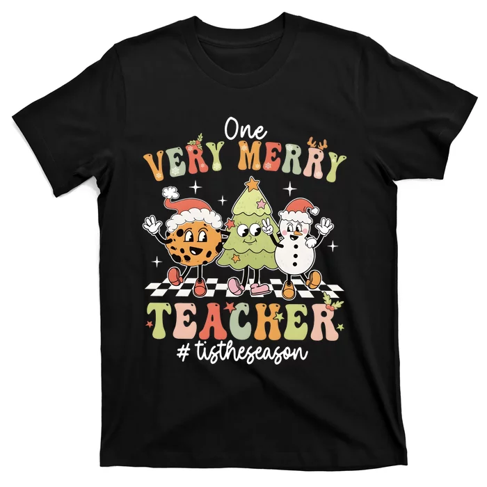 Very Merry Teacher Tis The Season Christmas Holiday Season T-Shirt