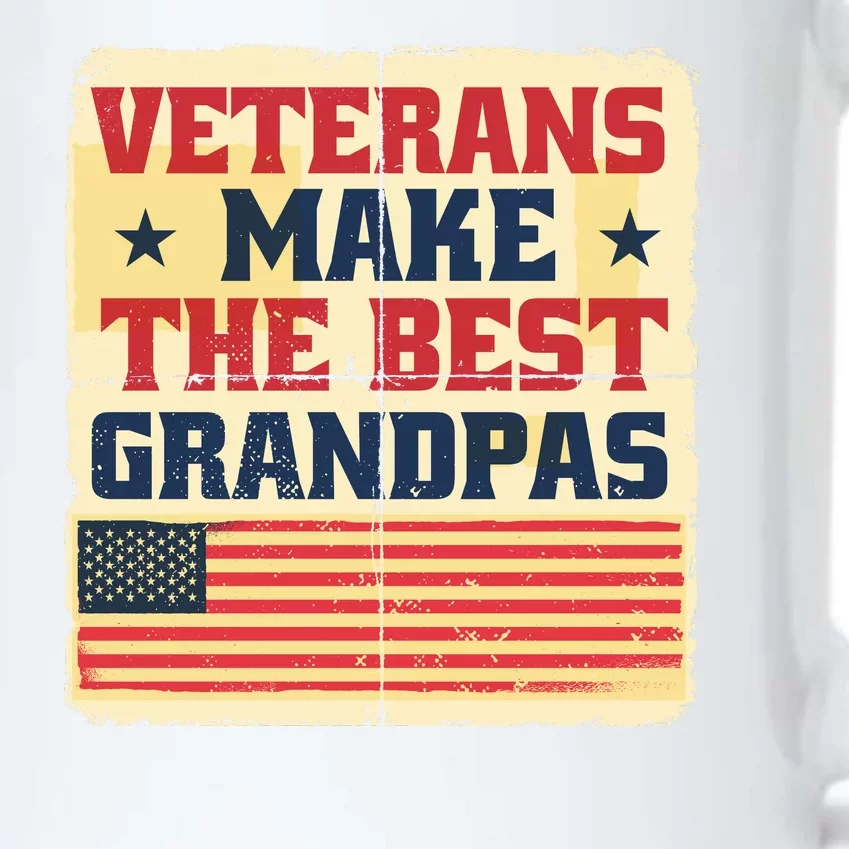 Veterans Make The Best Grandpas USA Black Color Changing Mug